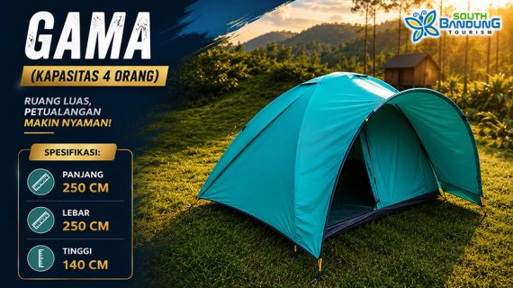 Paket Sewa Tenda Kapasitas 4 Orang